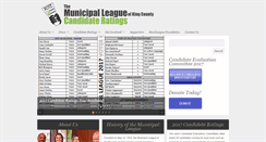 Desktop Screenshot of munileagueratings.org